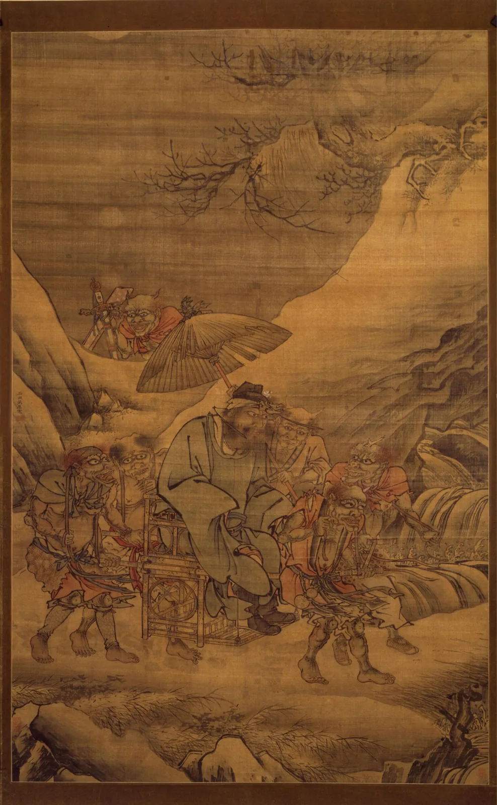 The Night Excursion of Zhong Kui (Zhong Kui ye you tu), The Palace Museum, Beijing (故宫博物院).