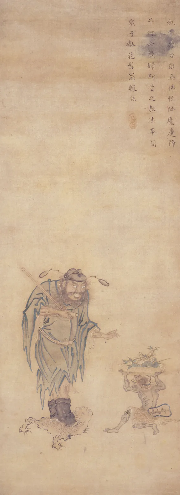 Zhong Kui, Gu embroidery (Gu xiu), Shanghai Museum.