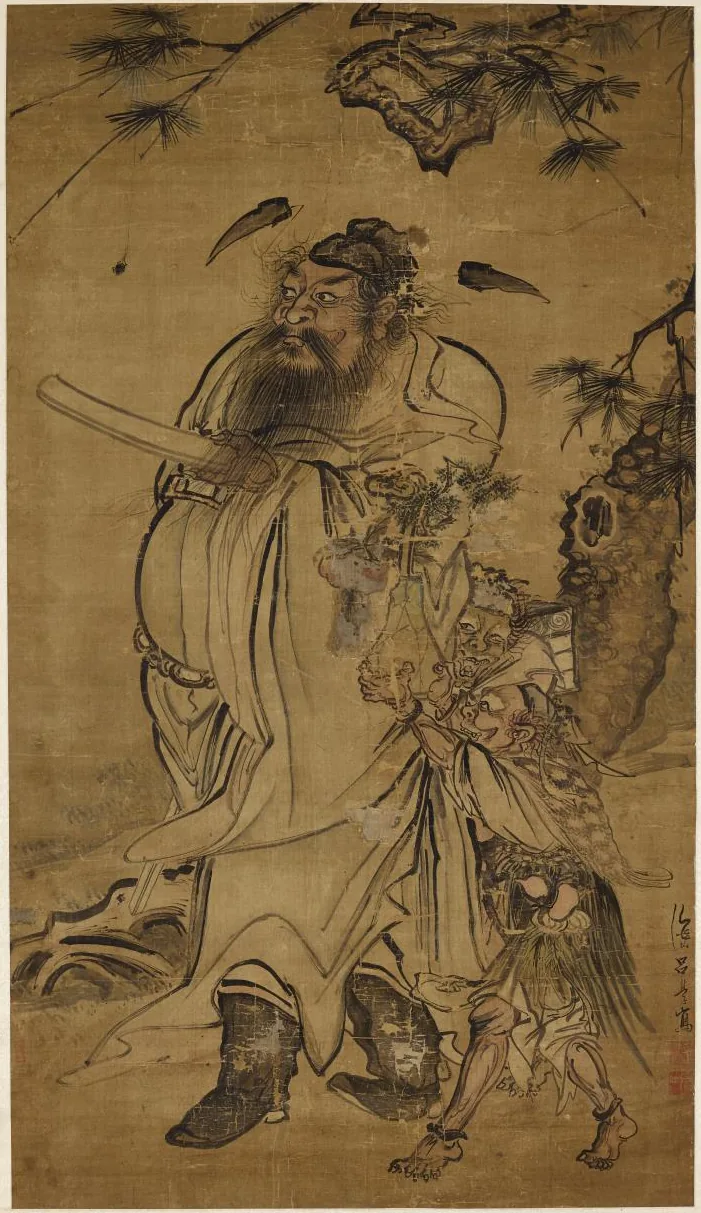 Zhong Kui (hanging scroll), British Museum, London.