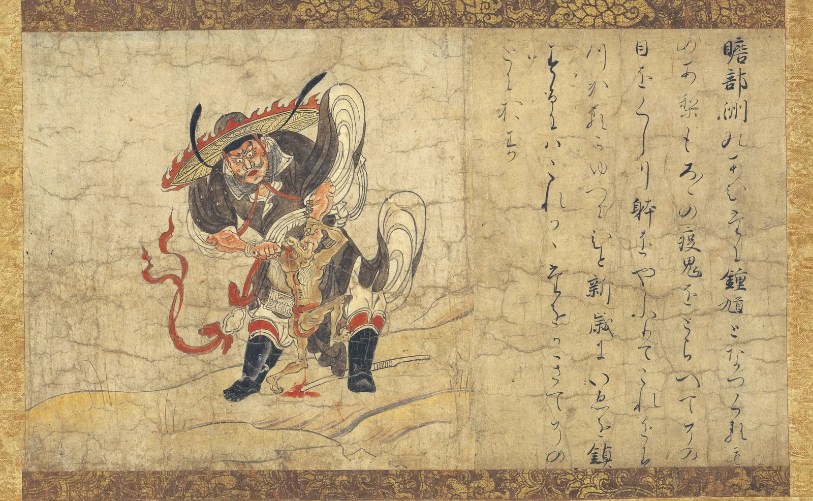 Extermination of Evil - Shoki (Zaō shōki emaki), Tokyo National Museum.
